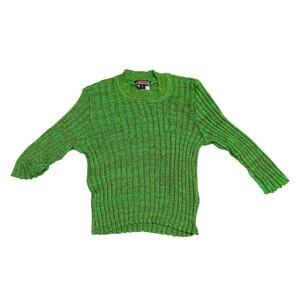 Rare DIESEL KIDS SWEATSHIRT SWEATER size Small Bright Green